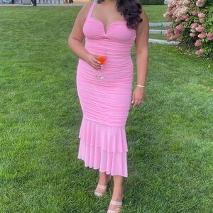 Pink Wedding Guest Dress